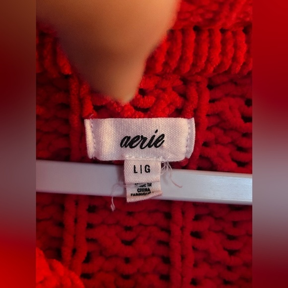 Aerie Sweater cozy cute summer size Large women’s - Picture 5 of 6